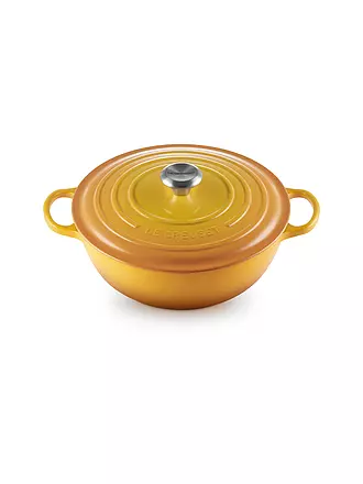 LE CREUSET | Bräter 28cm La Marmite SIGNATURE Flint | gelb