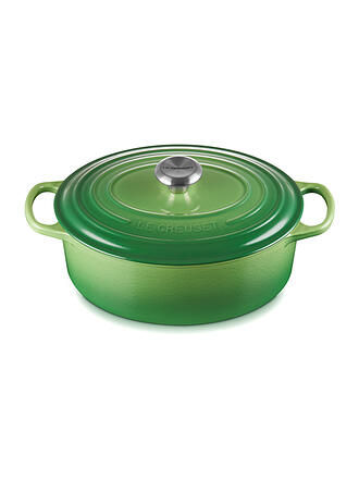 LE CREUSET | Bräter oval 29cm SIGNATURE Azure | grün