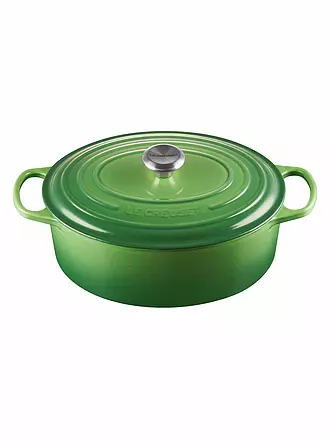LE CREUSET | Bräter oval SIGNATURE 31cm 6,3l (Ofenrot) | grün