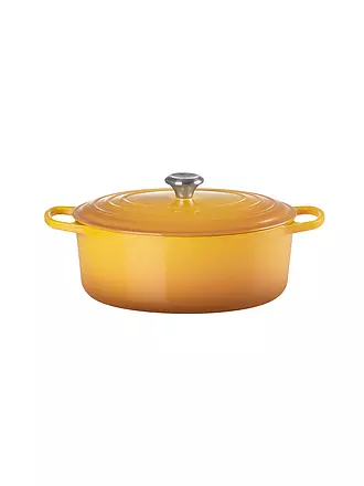 LE CREUSET | Bräter oval SIGNATURE 31cm 6,3l (Ofenrot) | gelb