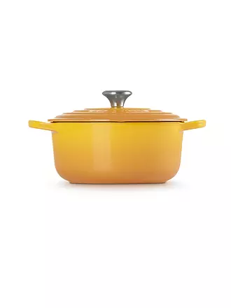 LE CREUSET | Bräter rund 20cm/2,4l SIGNATURE Azure | gelb