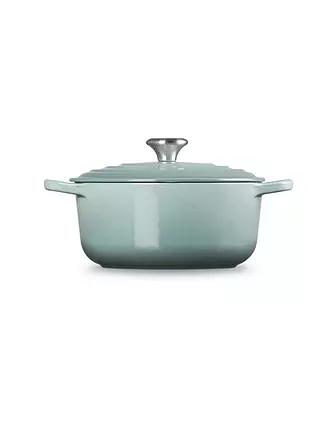 LE CREUSET | Bräter rund 20cm/2,4l SIGNATURE Azure | hellgrau