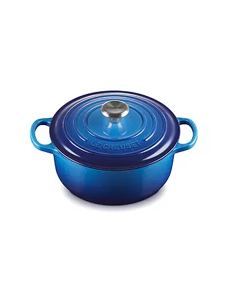 LE CREUSET | Bräter rund 20cm/2,4l SIGNATURE Azure | gelb