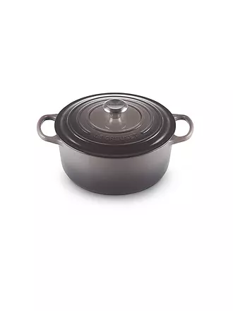 LE CREUSET | Bräter rund SIGNATURE 26cm Azure | grau