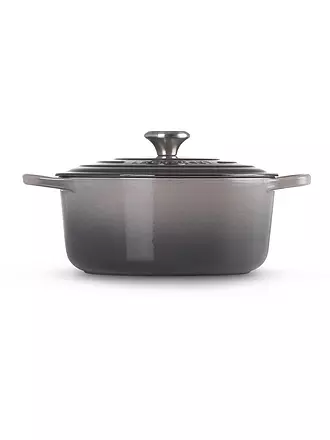 LE CREUSET | Bräter rund SIGNATURE 26cm Flint | blau