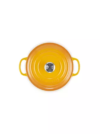 LE CREUSET | Bräter rund Signature 20cm Bamboo Green | gelb