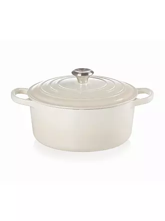 LE CREUSET | Bräter rund Signature 22cm Meringue | orange