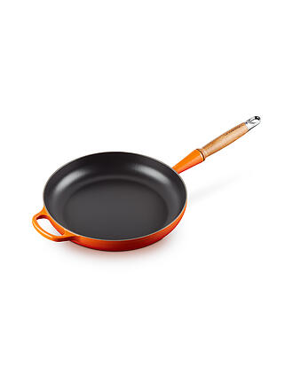 LE CREUSET | Bratpfanne Signature 28cm Deep Teal | orange