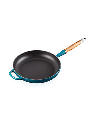 LE CREUSET | Bratpfanne Signature 28cm Deep Teal | creme