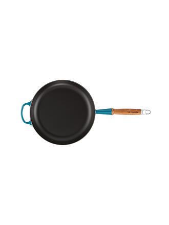 LE CREUSET | Bratpfanne Signature 28cm Deep Teal | creme