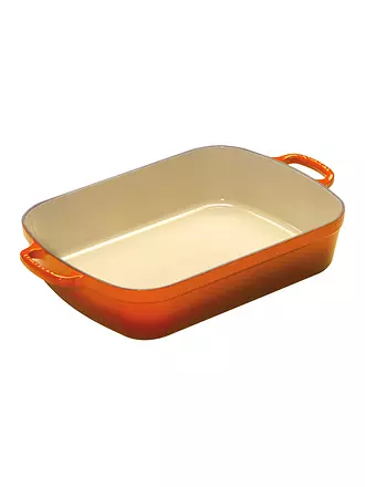 LE CREUSET | Bratreine 37x29cm/6,6l (Ofenrot) | schwarz