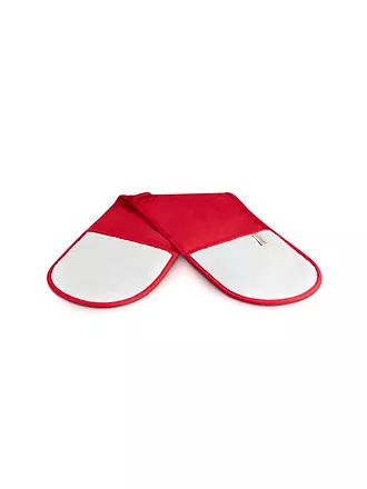 LE CREUSET | Doppelhandschuh Schwarz | rot