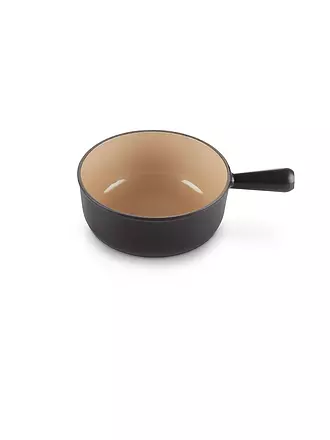 LE CREUSET | Fondue - Caquelon rund 22cm Kirschrot | schwarz