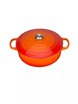 LE CREUSET | Gourmet-Bräter SIGNATURE 30cm Azure | orange