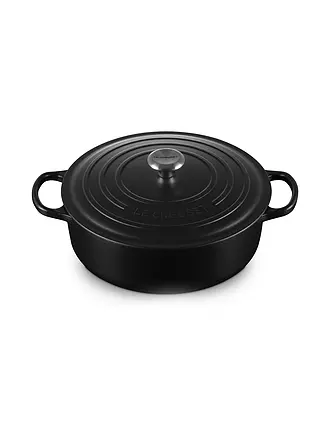 LE CREUSET | Gourmet-Bräter SIGNATURE 30cm Azure | schwarz