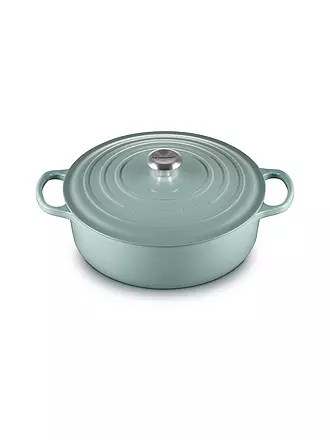 LE CREUSET | Gourmet-Bräter SIGNATURE 30cm Azure | hellgrau