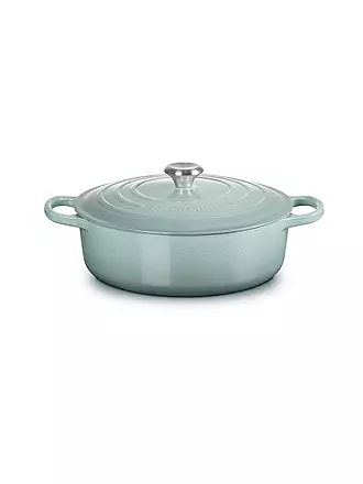 LE CREUSET | Gourmet-Bräter SIGNATURE 30cm Azure | hellgrau