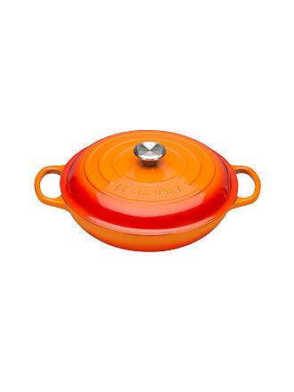 LE CREUSET | Gourmet-Profitopf Signature 30cm/3,2l Meringue | orange