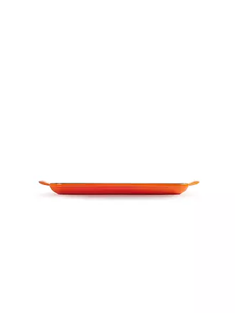 LE CREUSET | Grillplatte TRADITION 32cm Schwarz | orange