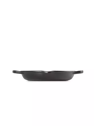 LE CREUSET | Grillplatte rund 25cm (Schwarz) | orange