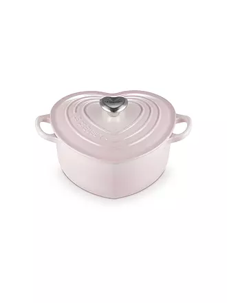 LE CREUSET | Herzbräter mit Herzknopf 20cm/1,9l Shell Pink | rot