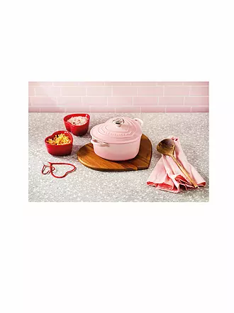 LE CREUSET | Herzbräter mit Herzknopf 20cm/1,9l Shell Pink | rosa