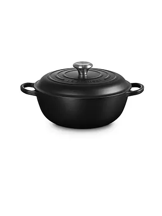 LE CREUSET | Kochtopf - Stew Pot 26cm/2,2l SIGNATURE Azure | schwarz