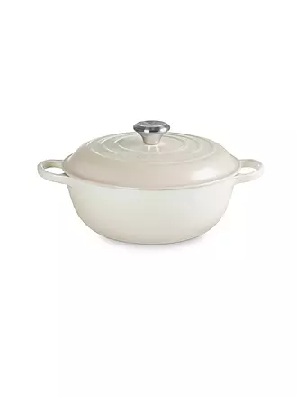 LE CREUSET | Kochtopf - Stew Pot 26cm/2,2l SIGNATURE Sea Salt | creme