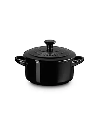 LE CREUSET | Mini Cocotte 14cm/0,65l KLASSIK Azure | schwarz