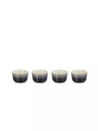 LE CREUSET | Mini Förmchen aus Steinzeug 4-er Set Azure | grau