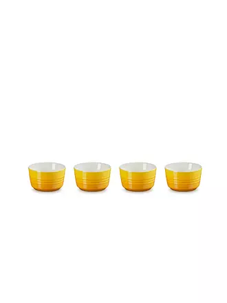 LE CREUSET | Mini Förmchen aus Steinzeug 4-er Set Flint | gelb