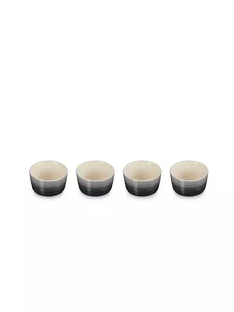 LE CREUSET | Mini Förmchen aus Steinzeug 4-er Set Flint | grau