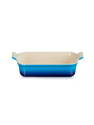 LE CREUSET | Rechteckige Auflaufform Tradition aus Steinzeug 26x19cm/2,4l Azure | hellgrau