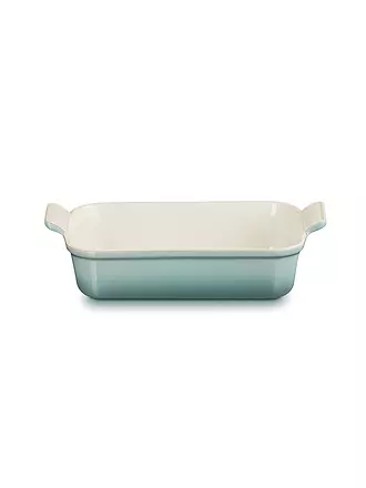 LE CREUSET | Rechteckige Auflaufform Tradition aus Steinzeug 26x19cm/2,4l Azure | hellgrau