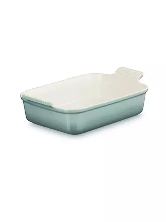 LE CREUSET | Rechteckige Auflaufform Tradition aus Steinzeug 26x19cm/2,4l Azure | hellgrau