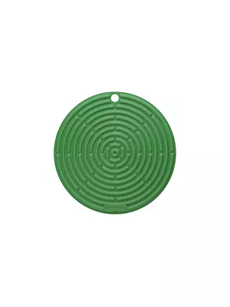 LE CREUSET | Silikon Topflappen 20,5cm Bamboo Green | dunkelrot