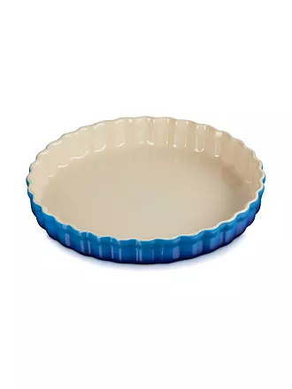 LE CREUSET | Tarteform 28cm POTERIE Azure | dunkelrot