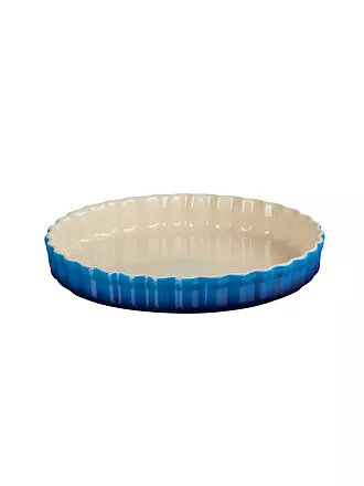 LE CREUSET | Tarteform Poterie 28cm Meringue | blau