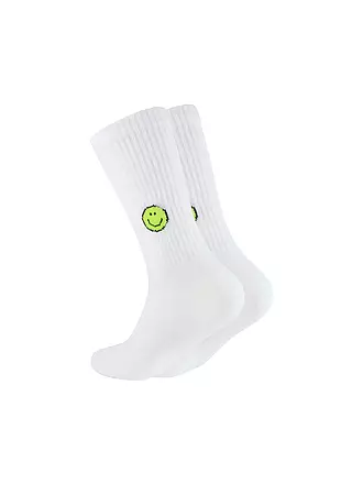 LE OOLEY | Socken ICON LEMON SMILE weiss | weiss