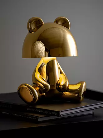 LEITMOTIV | LED Tischlampe BEAR Bluetooth Gold Plated | gold