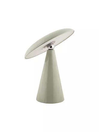 LEITMOTIV | LED Tischlampe PHOEBE 23cm Dark Grey | hellgrün