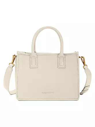 LES VISIONNAIRES | Ledertasche - Tote Bag LENA SILKY Medium | creme