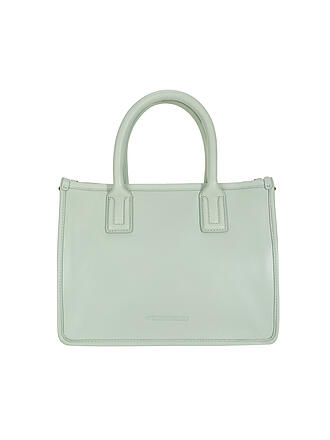 LES VISIONNAIRES | Ledertasche - Tote Bag LENA SILKY Medium | hellblau