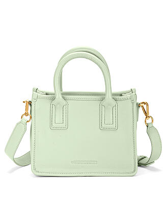 LES VISIONNAIRES | Ledertasche - Tote Bag LENI SILKY Small | mint