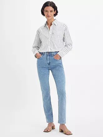 LEVI'S® | Highwaist Jeans Straight Fit 724 | blau