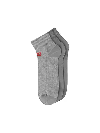 LEVI'S® | Sneaker Socken 3er Pkg. Batwing white | hellgrau