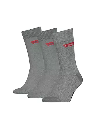 LEVI'S® | Socken 3-er Pkg. grey/melang | schwarz