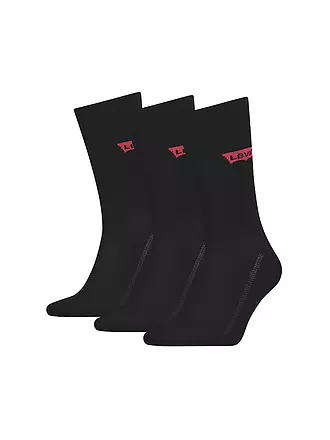 LEVI'S® | Socken 3-er Pkg. jet black | grau