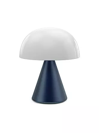 LEXON | LED Lampe MINA L 17cm  H Blau | dunkelblau