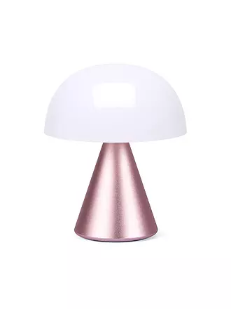 LEXON | LED Lampe MINA M 11cm Silver | rosa